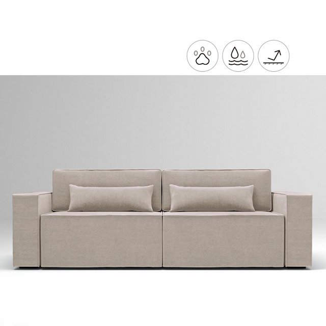 Диван Мастерфабрик Камо Kenya beige ткань велюр