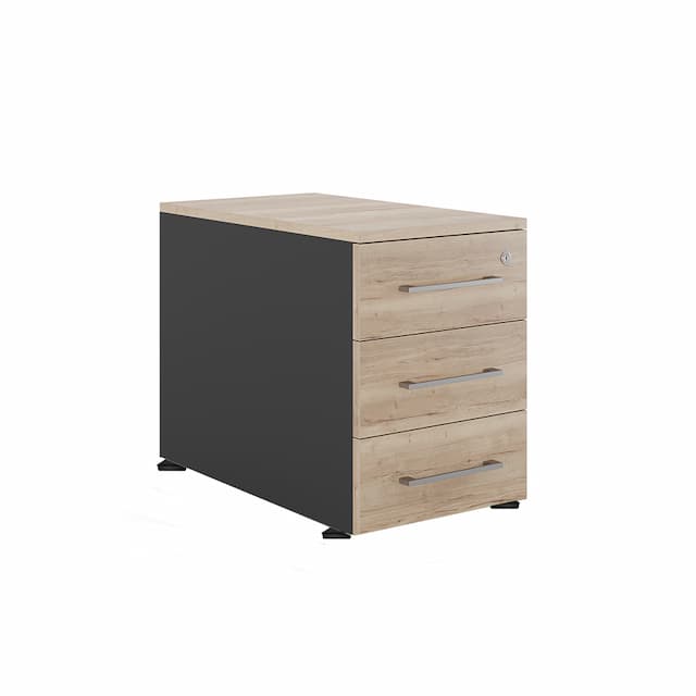 Тумба приставная Kobor TS3-40/80 black/natural