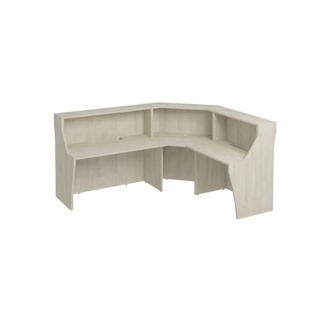 Стойка ресепшен угловая с вырезом левая/правая Юнитекс КОМФОРТ К.9234 ДШ дуб шамони