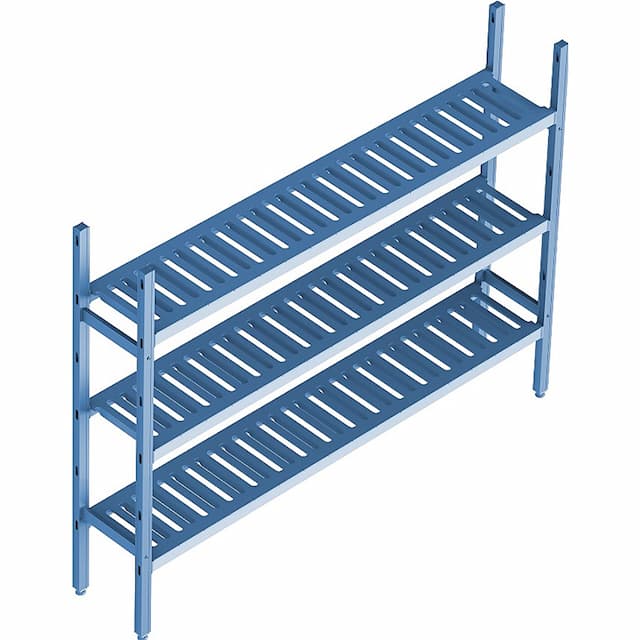 Стеллаж модульный угловой дополнительный POLAIR LOAD.ME POLY 18AL.3PP40.17C