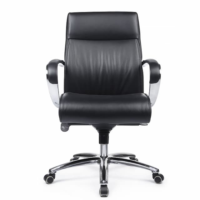 Кресло RV DESIGN Gaston-M 9264 Чёрный (1A A8) натуральная кожа