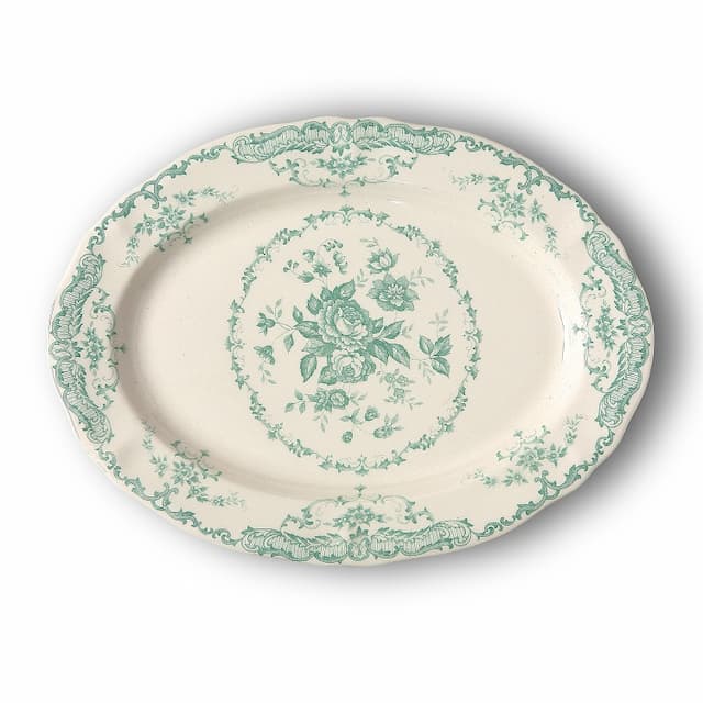 Блюдо овальное 30,5x22 см Bitossi Rose Turquoise BID00232