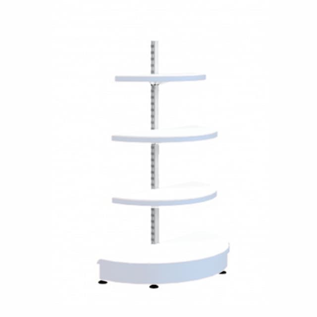 Стеллаж базовый РУСЬ MAGMA СМУН закругленный (без фриза)