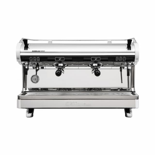 Кофемашина-полуавтомат NUOVA SIMONELLI AURELIA WAVE 2GR S 220V PEARL WHITE+HIGH GROUPS+LED