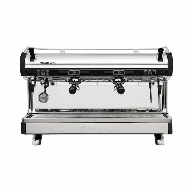 Кофемашина-полуавтомат NUOVA SIMONELLI AURELIA WAVE 2GR S 220V BLACK+HIGH GROUPS+LED