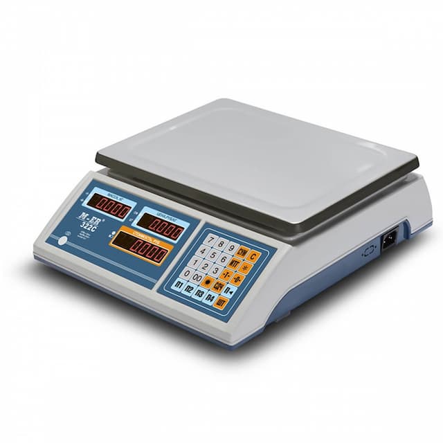 Торговые настольные весы MERTECH M-ER 322 AC-15.2 "Ibby" LED 