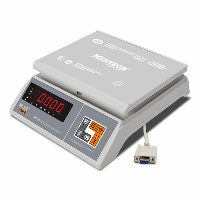 Фасовочные настольные весы MERTECH M-ER 326 AFU-3.01 "Post II" LED RS-232